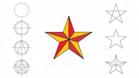 Cómo dibujar una estrella: Aprender a Dibujar Fácil con este Paso a Paso, dibujos de Una Estrella De 5 Puntas Con Regla, como dibujar Una Estrella De 5 Puntas Con Regla paso a paso para colorear