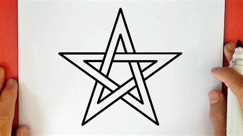 COMO DIBUJAR UNA ESTRELLA - YouTube: Dibujar Fácil con este Paso a Paso, dibujos de Una Estrella De 5 Puntas Con Regla, como dibujar Una Estrella De 5 Puntas Con Regla para colorear