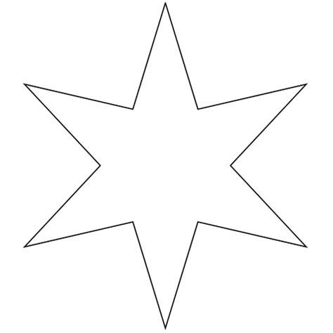 Dibujo de Estrella de Seis Picos para colorear | Dibujos: Dibujar Fácil, dibujos de Una Estrella De 7 Picos, como dibujar Una Estrella De 7 Picos para colorear