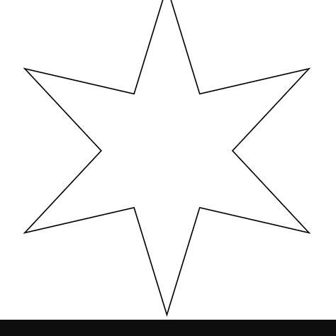 Dibujos de Estrellas para Colorear - Dibujos-Online.Com: Aprender a Dibujar Fácil, dibujos de Una Estrella De 9 Puntas, como dibujar Una Estrella De 9 Puntas para colorear