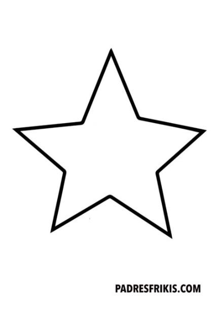 Plantillas de estrellas para colorear e imprimir | Padres: Dibujar Fácil, dibujos de Una Estrella De Papel, como dibujar Una Estrella De Papel para colorear