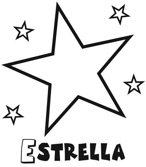 Dibujo infantil de estrella con estrellitas. Dibujos para: Dibujar y Colorear Fácil, dibujos de Una Estrella Normal, como dibujar Una Estrella Normal para colorear e imprimir