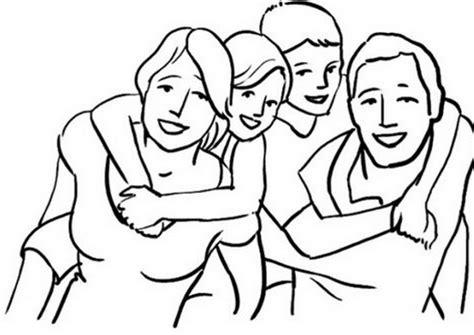 Puntadas familiares: las mejores 21 poses para tus fotos: Aprender a Dibujar Fácil con este Paso a Paso, dibujos de Una Familia De 4 Personas, como dibujar Una Familia De 4 Personas para colorear e imprimir
