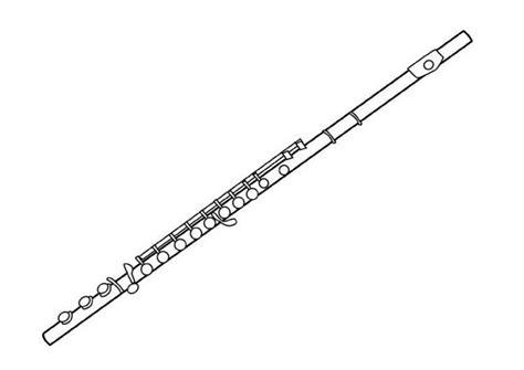 Juegan. Aprenden y se Divierten: Flauta: Aprende como Dibujar Fácil, dibujos de Una Flauta Travesera, como dibujar Una Flauta Travesera paso a paso para colorear
