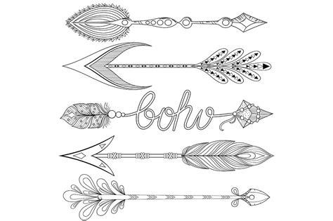 Bohemian arrows set. Hope and love ~ Graphic Objects: Dibujar Fácil, dibujos de Una Flecha En Indesign, como dibujar Una Flecha En Indesign para colorear