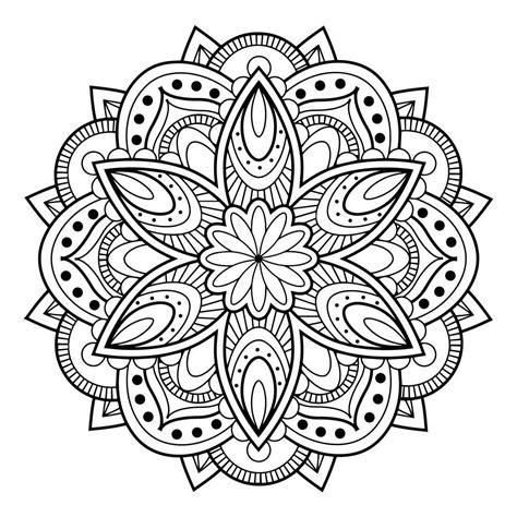 Mandalas para colorear - Para colorear: Dibujar y Colorear Fácil con este Paso a Paso, dibujos de Una Flor Dificil, como dibujar Una Flor Dificil para colorear