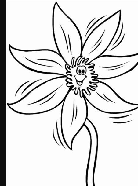 Dibujo De Unas Flores Para Colorear: Dibujar Fácil, dibujos de Una Flor En Las Uñas, como dibujar Una Flor En Las Uñas para colorear