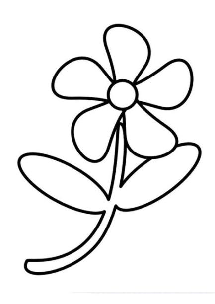 Dibujo para colorear Flor - Dibujos Para Imprimir Gratis: Aprende como Dibujar Fácil con este Paso a Paso, dibujos de Una Flor En Una Uña, como dibujar Una Flor En Una Uña para colorear
