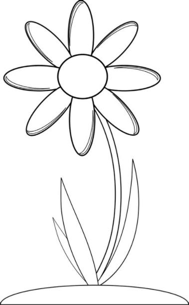 Imagenes de flores para colorear: Dibujar y Colorear Fácil, dibujos de Una Flor Para Niños, como dibujar Una Flor Para Niños paso a paso para colorear