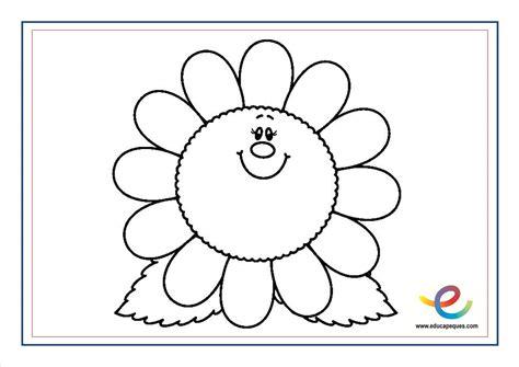 Flores para colorear - Recursos educativos: Aprender como Dibujar Fácil con este Paso a Paso, dibujos de Una Flor Para Niños, como dibujar Una Flor Para Niños para colorear