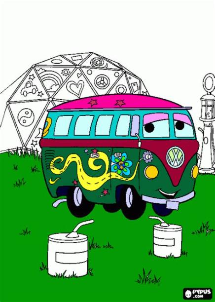 Dibujos de furgonetas hippies para colorear - Imagui: Aprende como Dibujar y Colorear Fácil con este Paso a Paso, dibujos de Una Furgoneta Hippie, como dibujar Una Furgoneta Hippie para colorear
