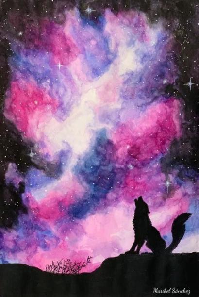 Galaxy coloring. watercolors: Dibujar y Colorear Fácil con este Paso a Paso, dibujos de Una Galaxia Con Acuarelas, como dibujar Una Galaxia Con Acuarelas para colorear e imprimir