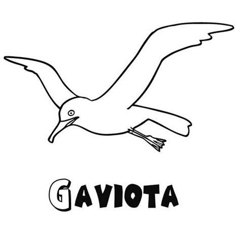 Dibujo para colorear de una gaviota: Aprender a Dibujar Fácil con este Paso a Paso, dibujos de Una Gaviota, como dibujar Una Gaviota para colorear e imprimir