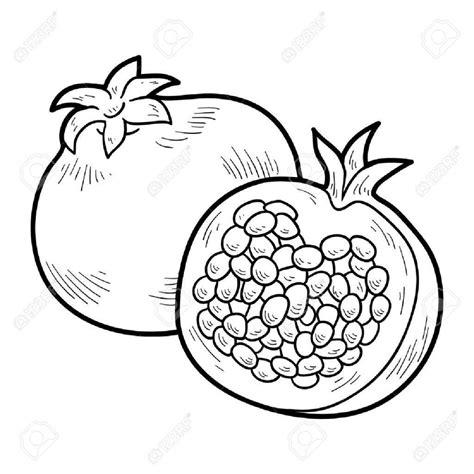 Granada Para Colorear | Pomegranate drawing. Coloring: Dibujar Fácil con este Paso a Paso, dibujos de Una Granada, como dibujar Una Granada para colorear