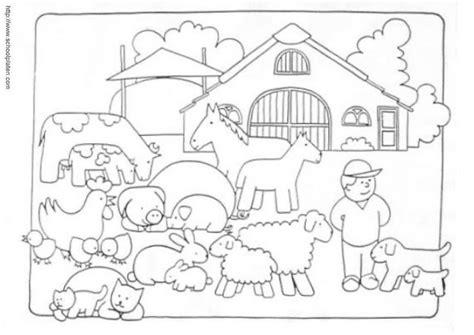 Dibujos infantiles de granjas con animales para pintar: Dibujar Fácil, dibujos de Una Granja Con Animales, como dibujar Una Granja Con Animales paso a paso para colorear
