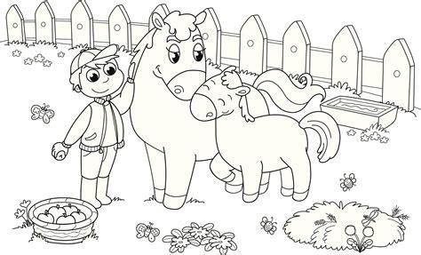 Animales de granja para colorear - Rincon Util: Dibujar Fácil con este Paso a Paso, dibujos de Una Granja Con Animales, como dibujar Una Granja Con Animales para colorear