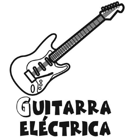 Dibujo para pintar de una guitarra eléctrica: Dibujar y Colorear Fácil, dibujos de Una Guitarra Electrica Para Niños, como dibujar Una Guitarra Electrica Para Niños paso a paso para colorear