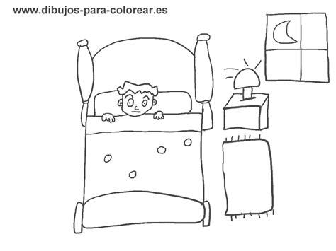 EL NIÑO METIDO EN LA CAMA | Dibujos para colorear: Aprender a Dibujar y Colorear Fácil, dibujos de Una Habitacion Desde Arriba, como dibujar Una Habitacion Desde Arriba para colorear
