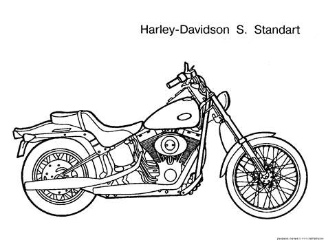 Dibujo para colorear - Motos es difícil: Aprende a Dibujar Fácil con este Paso a Paso, dibujos de Una Harley, como dibujar Una Harley para colorear e imprimir