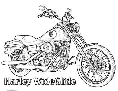 Dibujos de Motos Harley Davidson para colorear: Dibujar y Colorear Fácil, dibujos de Una Harley Davidson, como dibujar Una Harley Davidson para colorear e imprimir