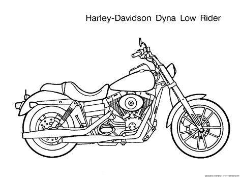 Dibujo para colorear - La moto no es fácil elegir: Aprender a Dibujar Fácil, dibujos de Una Harley Davidson, como dibujar Una Harley Davidson para colorear
