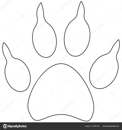 Dibujos: huella de perro para colorear | Cartel de icono: Aprende como Dibujar Fácil, dibujos de Una Huella De Lobo, como dibujar Una Huella De Lobo para colorear