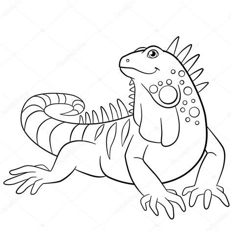 Imágenes: iguanas para dibujar | Dibujos para colorear: Dibujar Fácil, dibujos de Una Iguana Para Niños, como dibujar Una Iguana Para Niños paso a paso para colorear