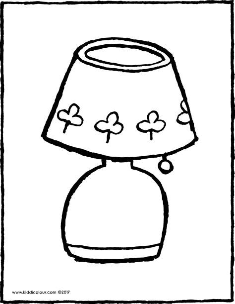 una lámpara - kiddicolour: Aprender a Dibujar y Colorear Fácil, dibujos de Una Lampara Para Niños, como dibujar Una Lampara Para Niños para colorear e imprimir