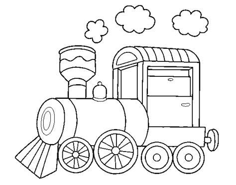 Dibujo de Locomotora de vapor para Colorear - Dibujos.net: Dibujar Fácil con este Paso a Paso, dibujos de Una Locomotora De Vapor, como dibujar Una Locomotora De Vapor para colorear e imprimir