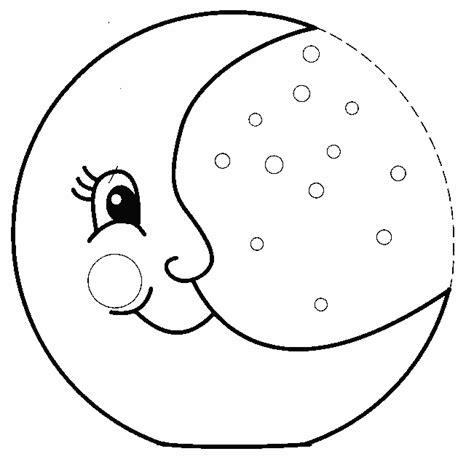 Bonitos dibujos de la luna para imprimir y colorear: Aprende como Dibujar Fácil, dibujos de Una Luna Bonita, como dibujar Una Luna Bonita paso a paso para colorear