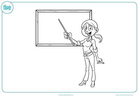 Dibujo Para Colorear De Maestra Dando Clases - Variaciones: Aprende a Dibujar Fácil, dibujos de Una Maestra Para Niños, como dibujar Una Maestra Para Niños paso a paso para colorear