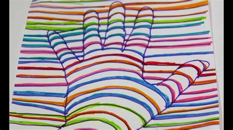 discapacidademotora.blogspot.com: DOUS NENOS CREAN UNHA: Aprende a Dibujar y Colorear Fácil con este Paso a Paso, dibujos de Una Mano Tridimensional, como dibujar Una Mano Tridimensional para colorear e imprimir