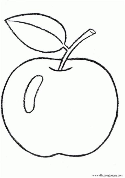 dibujos-de-manzanas-002 | Dibujos y juegos. para pintar y: Dibujar Fácil, dibujos de Una Manzana En 3D, como dibujar Una Manzana En 3D para colorear e imprimir