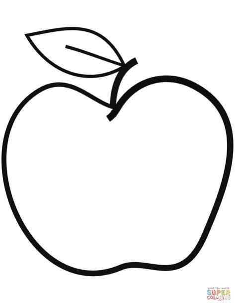 Dibujo de Dibujo de una Manzana para colorear | Dibujos: Dibujar Fácil con este Paso a Paso, dibujos de Una Manzana Para Niños, como dibujar Una Manzana Para Niños para colorear
