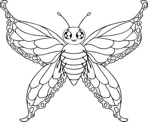 Mariposas para colorear. pintar e imprimir: Dibujar Fácil, dibujos de Una Mariposa En La Cara, como dibujar Una Mariposa En La Cara para colorear e imprimir
