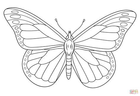 Dibujo de Mariposa Monarca para colorear | Dibujos para: Aprender a Dibujar y Colorear Fácil, dibujos de Una Mariposa Monarca, como dibujar Una Mariposa Monarca para colorear