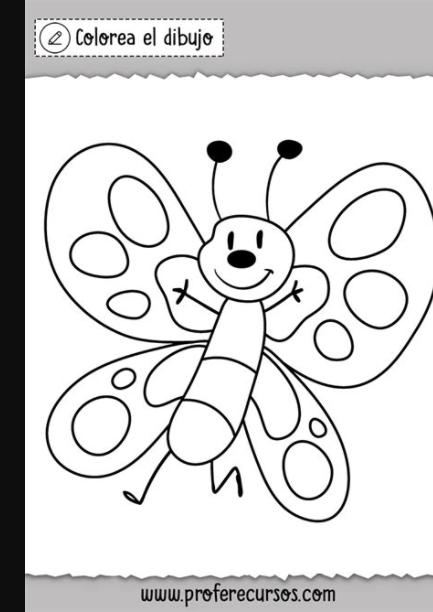 Dibujos de Mariposas para Colorear: Dibujar y Colorear Fácil con este Paso a Paso, dibujos de Una Mariposa Para Niños, como dibujar Una Mariposa Para Niños para colorear