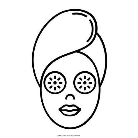 Máscara Falsa Desenho Para Colorir - Ultra Coloring Pages: Aprender como Dibujar Fácil, dibujos de Una Mascarilla Facial, como dibujar Una Mascarilla Facial paso a paso para colorear