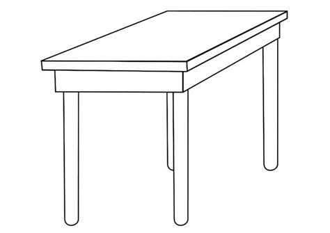 Dibujo para colorear mesa | Mesas de madera. Mesas: Aprender a Dibujar Fácil con este Paso a Paso, dibujos de Una Mesa De Madera, como dibujar Una Mesa De Madera para colorear