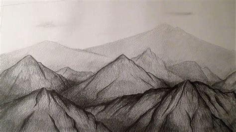 bosque y lapiz - Buscar con Google | Mountain drawing: Dibujar y Colorear Fácil, dibujos de Una Montaña Realista, como dibujar Una Montaña Realista para colorear