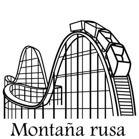 Pinto Dibujos: Montaña rusa para colorear: Aprende a Dibujar y Colorear Fácil, dibujos de Una Montaña Rusa, como dibujar Una Montaña Rusa para colorear e imprimir