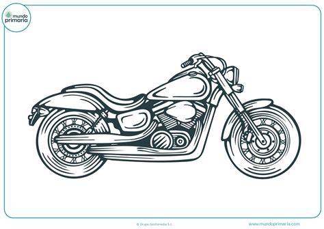 Dibujos Para Colorear Ninos Motos: Dibujar y Colorear Fácil, dibujos de Una Moto Chopper, como dibujar Una Moto Chopper para colorear e imprimir