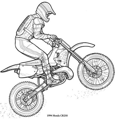 Dibujos para colorear: Motocross imprimible. gratis. para: Aprender a Dibujar Fácil, dibujos de Una Moto Cross, como dibujar Una Moto Cross para colorear e imprimir