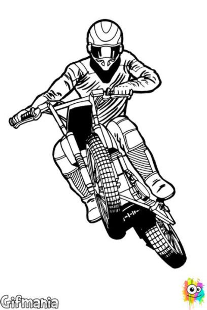 Dibujo de Motocross para Colorear | Bicicleta dibujo: Dibujar Fácil con este Paso a Paso, dibujos de Una Moto Cross, como dibujar Una Moto Cross para colorear