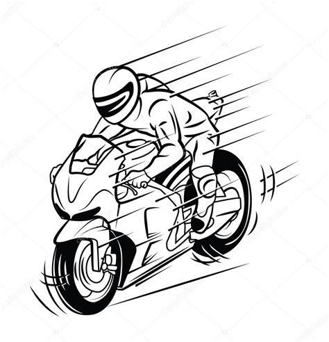 Imágenes: siluetas de motos para colorear | Carrera de: Dibujar Fácil, dibujos de Una Moto De Carreras, como dibujar Una Moto De Carreras para colorear