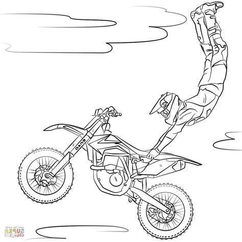 Motos para colorear 🥇 ¡DIBUJOS para imprimir y pintar!: Dibujar Fácil con este Paso a Paso, dibujos de Una Moto De Cross, como dibujar Una Moto De Cross para colorear