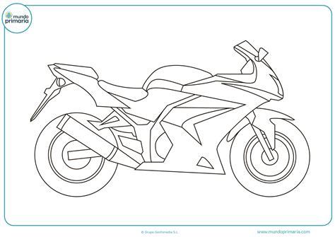 Dibujos de Motos para Colorear 【Imprimir y Pintar】: Aprender como Dibujar Fácil, dibujos de Una Moto Deportiva, como dibujar Una Moto Deportiva para colorear e imprimir