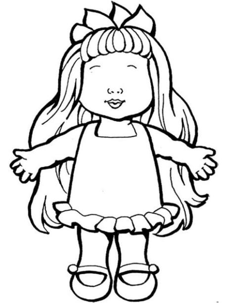 Imagenes De Munecas Para Colorear Bonitas | Sermadre.com: Dibujar y Colorear Fácil, dibujos de Una Muñeca Para Niños, como dibujar Una Muñeca Para Niños para colorear