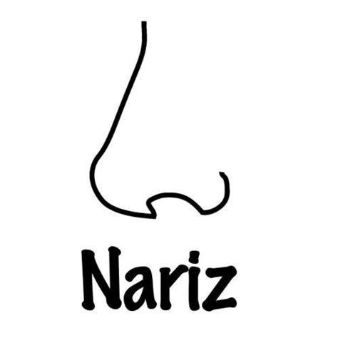 Dibujo de una nariz para pintar - Dibujos para colorear de: Dibujar Fácil, dibujos de Una Nariz Bonita, como dibujar Una Nariz Bonita para colorear