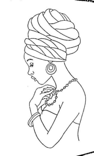 Collection of Dubujos De Negras Para Colorear | Resultado: Dibujar y Colorear Fácil, dibujos de Una Negra Africana, como dibujar Una Negra Africana paso a paso para colorear